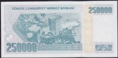 7.EMİSYON 3.TERTİP 250000 LİRA F67 622100 ÇİLALTI ÇİL