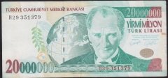 7.EMİSYON 20 000 000 LİRA H29 351379 ÇÇT