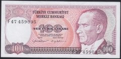7.EMİSYON 2.TERTİP 100 LİRA F47 459095 ÇÇT +