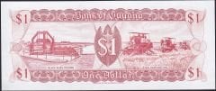 Guyana 1 Dolar 1992 Çil( 5555xx )