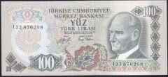 6.Emisyon 2.Tertip 100 Lira I33 876208 Çilaltı Çil