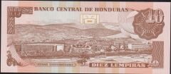 Honduras 10 Lempiras 2014 Çil Pick 99