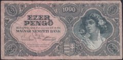 MACARİSTAN 1000 PENGO 1945 TEMİZ
