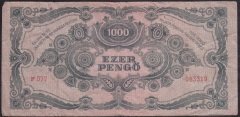 MACARİSTAN 1000 PENGO 1945 TEMİZ