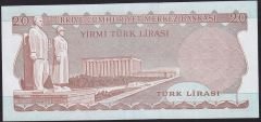 6.Emisyon 2.Tertip 20 Lira D21 357190 Çilaltı