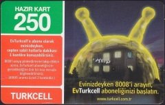 TURKCELL HAZIR KART 250 KONTÖR - SKT 2010