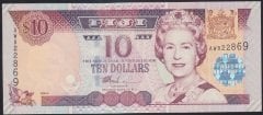 Fiji 10 Dolar 2002 Çil Pick 106