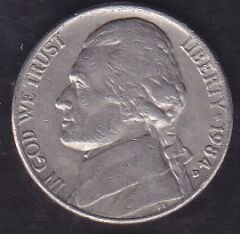 Amerika 5 Cent 1984 D