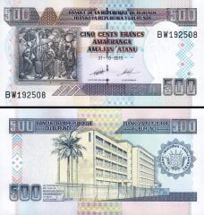 Burundi 500 Frank 2013 Çilaltı Çil Pick 45c