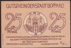 ALMANYA  25 PFENNİNG NOTGELD 1920 ÇİL