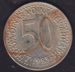 Yugoslavya 50 Dinar 1985