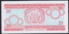 BURUNDİ 20 FRANK 2005 ÇİL