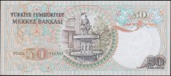 6.Emisyon 1.Tertip 50 Lira C77 075269 Çilaltı Çil