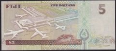 FİJİ 5 DOLAR 2002 ÇİL KRALİÇE