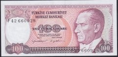 7.EMİSYON 2.TERTİP 100 LİRA F42 660928 ÇİL
