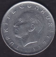 1974 Yılı 1 Lira Düz