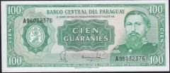 Paraguay 100 Guarnies 1952 Çok Çok Temiz+