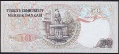 6.Emisyon 1.Tertip 50 Lira I02 744242 Çilaltı Çil