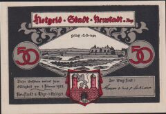 Almanya 50 Pfennig Notgeld 1921 Çil