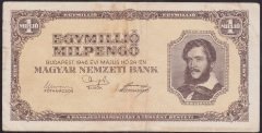 MACARİSTAN 1000000 MİLPENGO 1946 ÇOK TEMİZ
