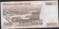 7.Emisyon 5 000 000 Lira I80 945793 Çok Temiz+