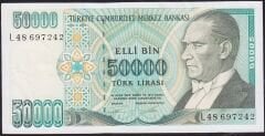 7.Emisyon 2.Tertip 50000 Lira L48 697242 Çilaltı Çil