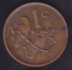 Güney Afrika 1 Cent 1982 Balthazar Johannes Vorster Başkanlığı'nın Sonu Hatıra Para
