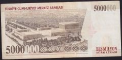 7.Emisyon 5 000 000 Lira I79 770264 Çok Temiz