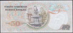 6.Emisyon 1.Tertip 50 Lira C73 432550 Çilaltı Çil