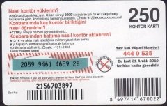 TURKCELL HAZIR KART 250 KONTÖR - SKT 2010