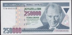 7.EMİSYON 3.TERTİP 250000 LİRA I78 683333 ÇİLALTI ÇİL