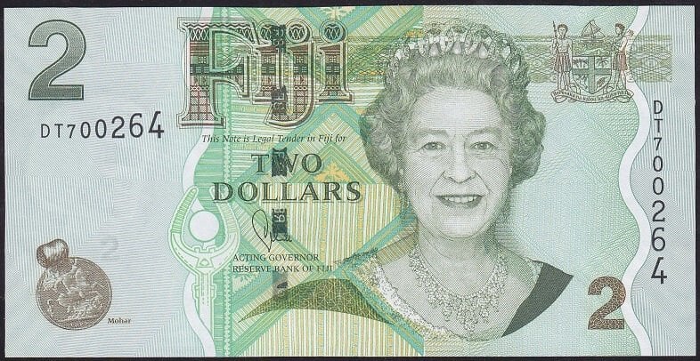 Fiji 2 Dolar 2007 Çil Pick 109