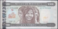 Eritre 10 Nakfa 1997 Çil Pick 3