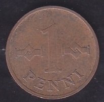 Finlandiya 1 Penni 1969