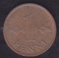 Finlandiya 1 Penni 1969