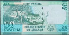 Malawi 50 Kwacha 2020 Çil ZA Serisi