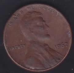 AMERİKA 1 CENT 1967