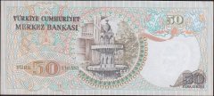 6.Emisyon 1.Tertip 50 Lira C62 081799 Çilaltı Çil