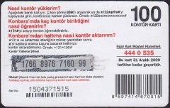 TURKCELL HAZIR KART 100 KONTÖR - turkcell-im - SKT 2009