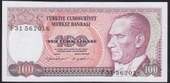 7.EMİSYON 2.TERTİP 100 LİRA F31 562016 ÇİLALTI