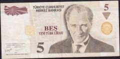 8.Emisyon 5 YTL C03 525493 Çok Temiz