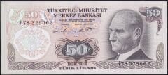 6.Emisyon 1.Tertip 50 Lira H78 329062 Çil