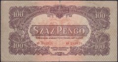 MACARİSTAN 100 PENGO 1944 TEMİZ