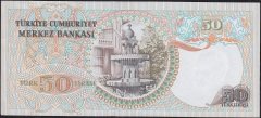 6.Emisyon 1.Tertip 50 Lira C43 154601 Çilaltı