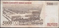 7.Emisyon 5 000 000 Lira J70 085321 Temiz