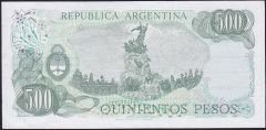 Arjantin 500 Pesos 1977 Ççt Çilaltı