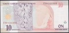8.Emisyon 10 YTL E70 111555 Çil