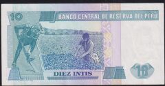 Peru 10 Intis 1987 Çilaltı