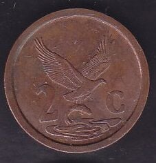 Güney Afrika 2 Cent 1995
