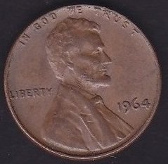 AMERİKA 1 CENT 1964